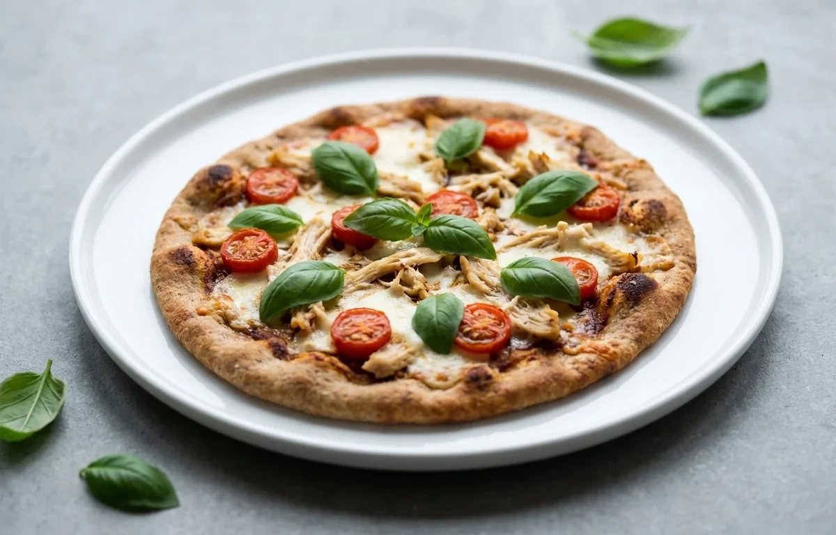 Whole Wheat Flatbread Pizza Sunday Meal Prep
