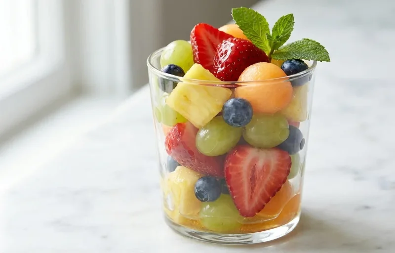 Steel Cut Oatmeal with Fruit Cup