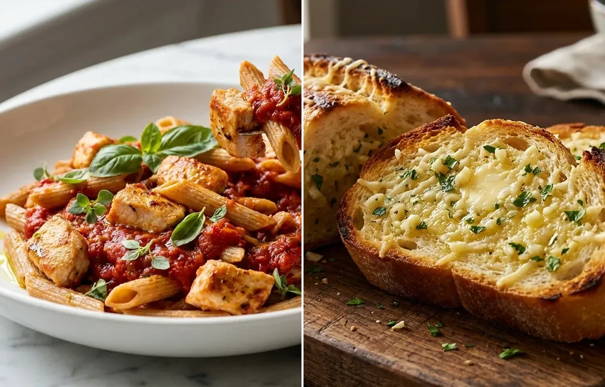 Whole Wheat Pasta with Chicken and Marinara