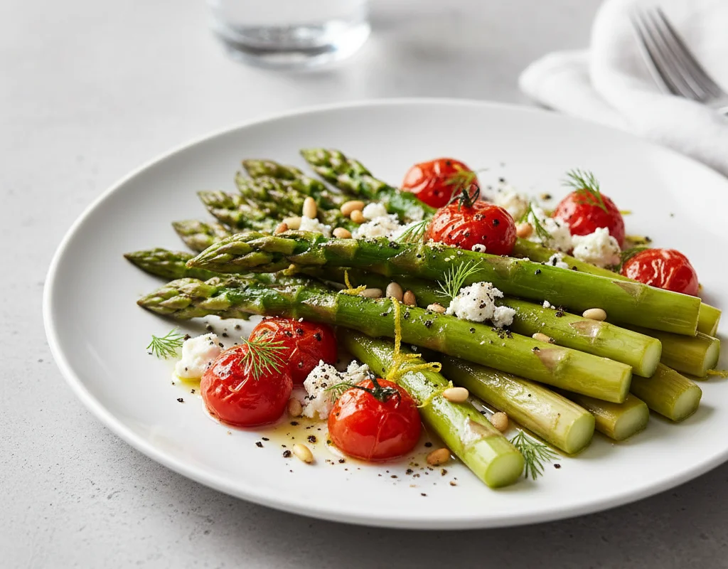 Roasted Asparagus with Black Pepper