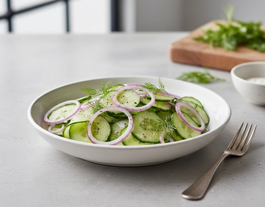 Cucumber Onion Salad