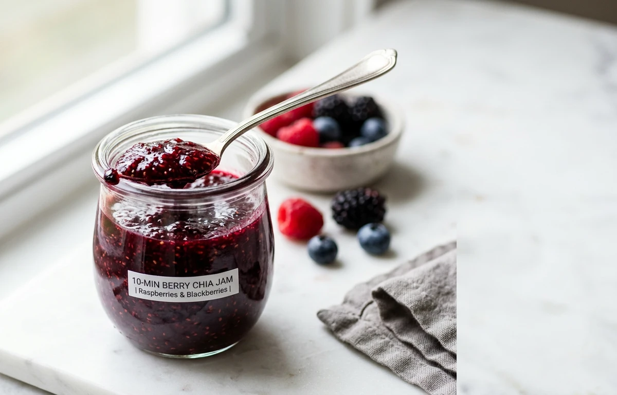10-Minute Berry Chia Jam
