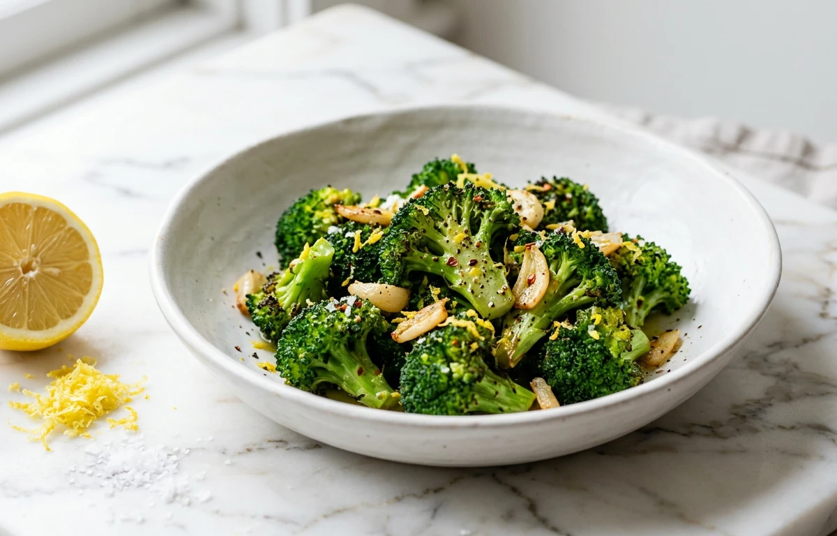 10-Minute Garlicky Lemon Broccoli