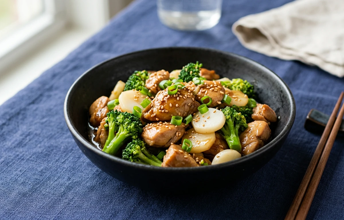 15-Minute Chicken & Water Chestnut Stir-fry