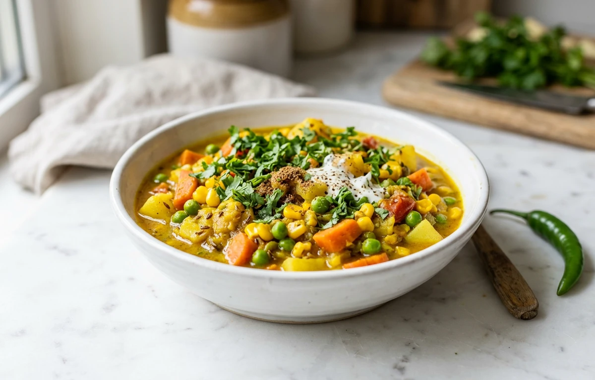 15-Minute Mixed Veg Sabzi
