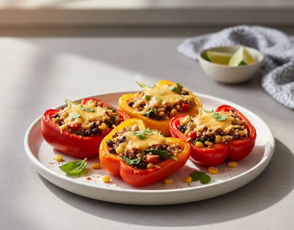 Vegetarian Stuffed Bell Peppers