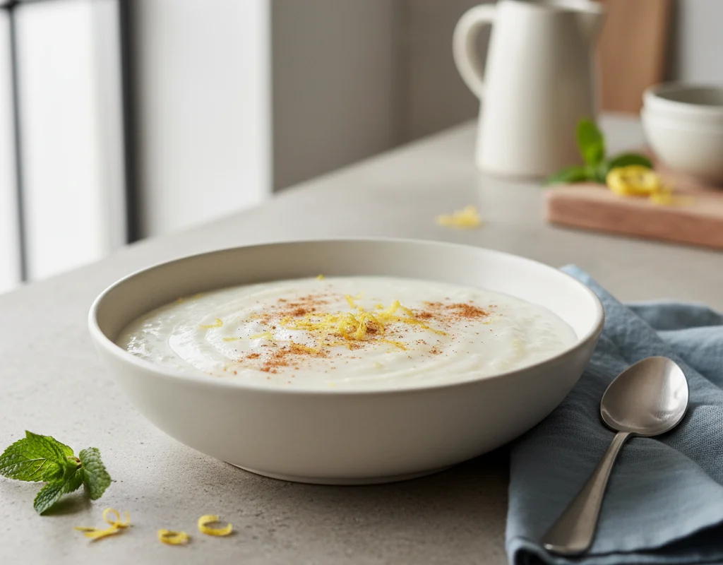 Vegan Plain Rice Pudding