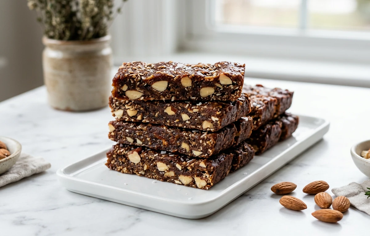 2-Ingredient Date & Nut Bars