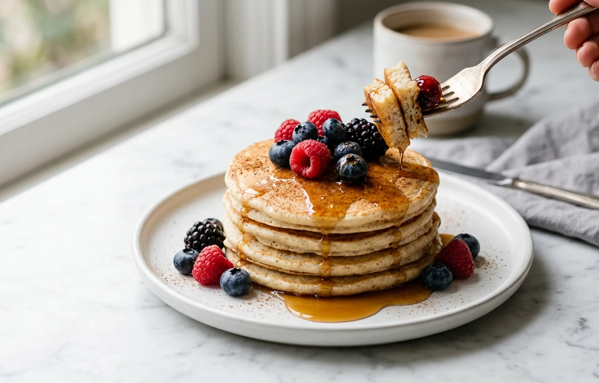 2-Ingredient Protein Pancakes