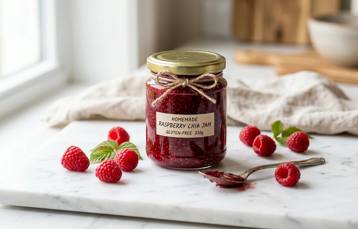 2-Ingredient Raspberry Chia Jam