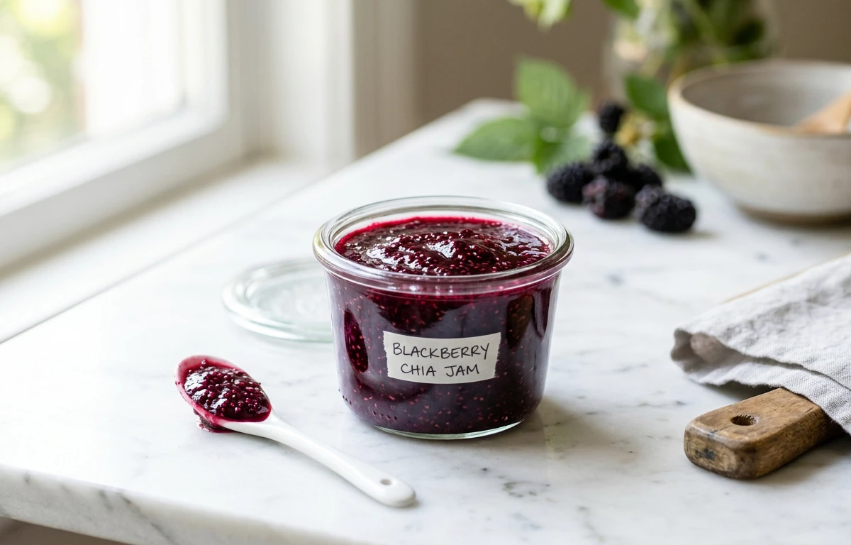2-Minute Blackberry Chia Jam