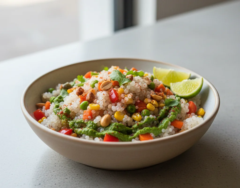 Vegan Gerd Sabudana Bowl