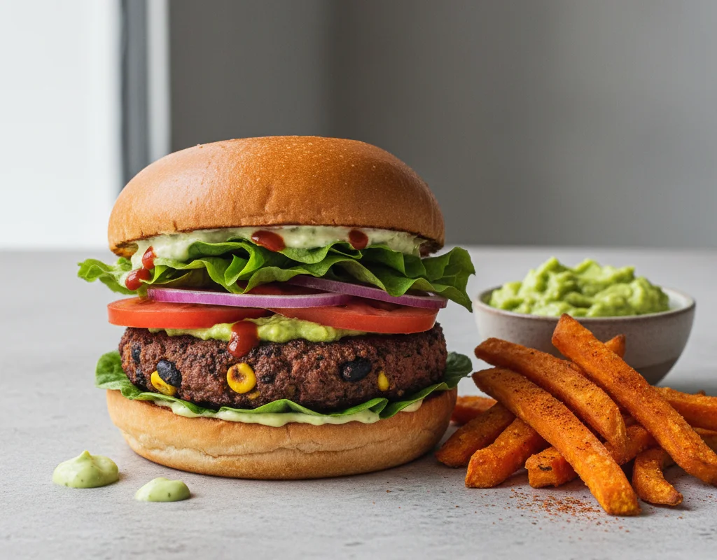 Vegan Black Bean Burger
