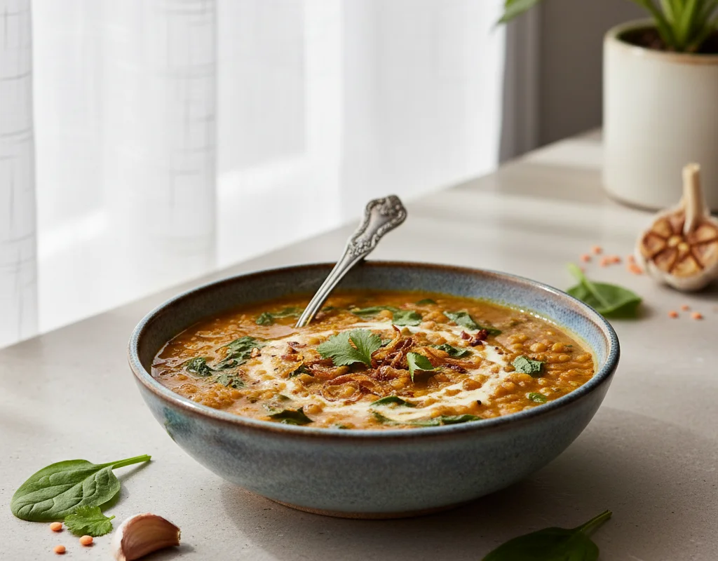 Lentil and Spinach Stew