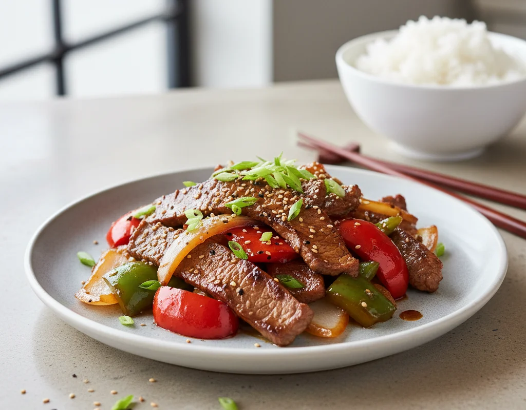 Beef and Pepper Stir-fry