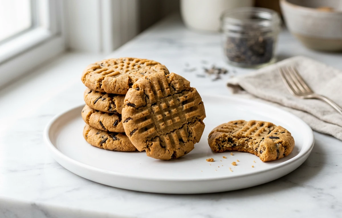 3-Ingredient Peanut Butter Cookies