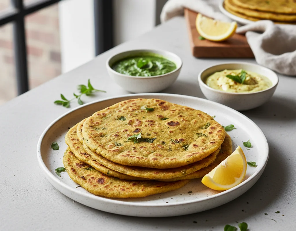 Vegan Methi Thepla