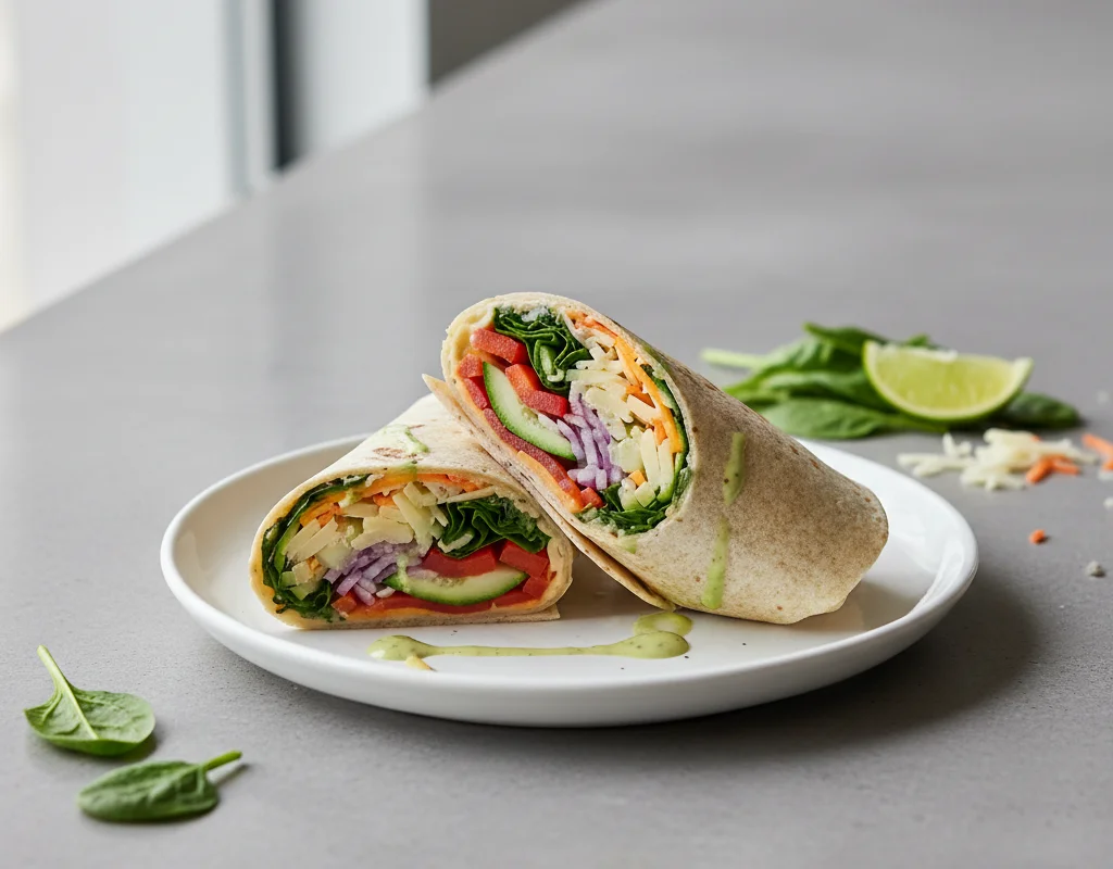Cheese and Veggie Wrap
