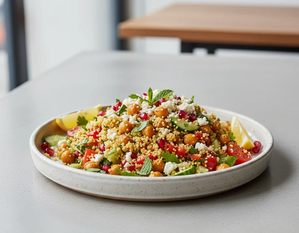 Couscous Chickpea Salad