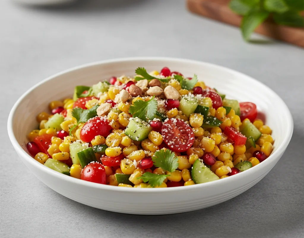 Jain Sweet Corn Chaat