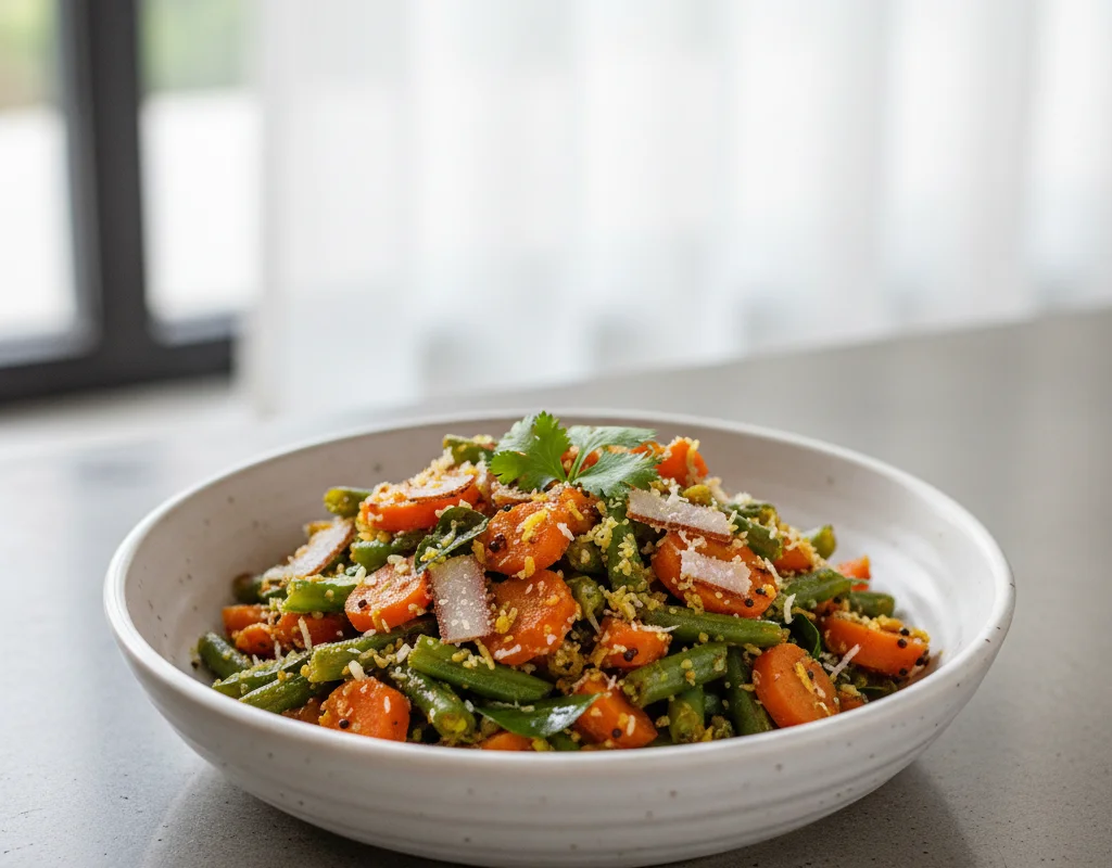 Carrot Beans Poriyal