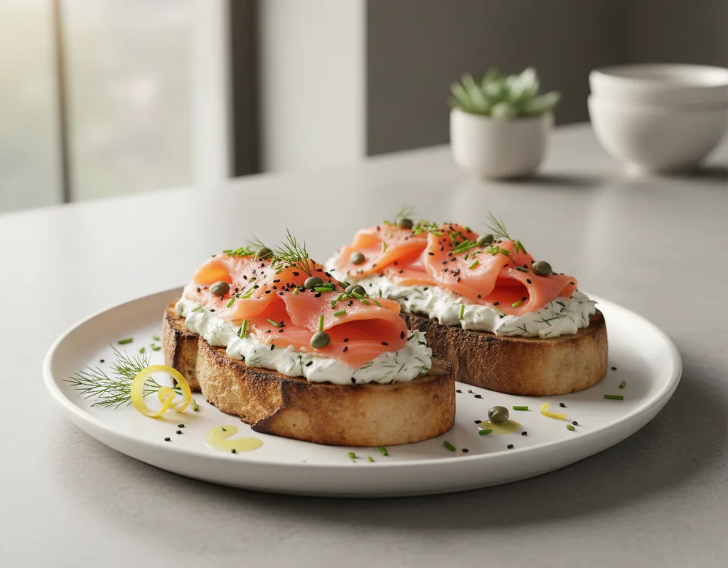Smoked Salmon Toast