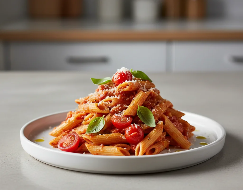 Lentil Pasta with Marinara Sauce