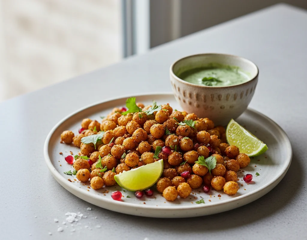 Vegan Roasted Chickpea Spiced