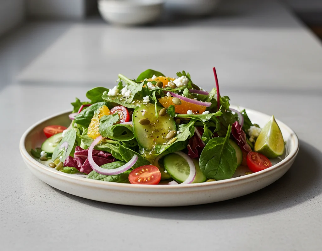 Side Salad with Lime Vinaigrette