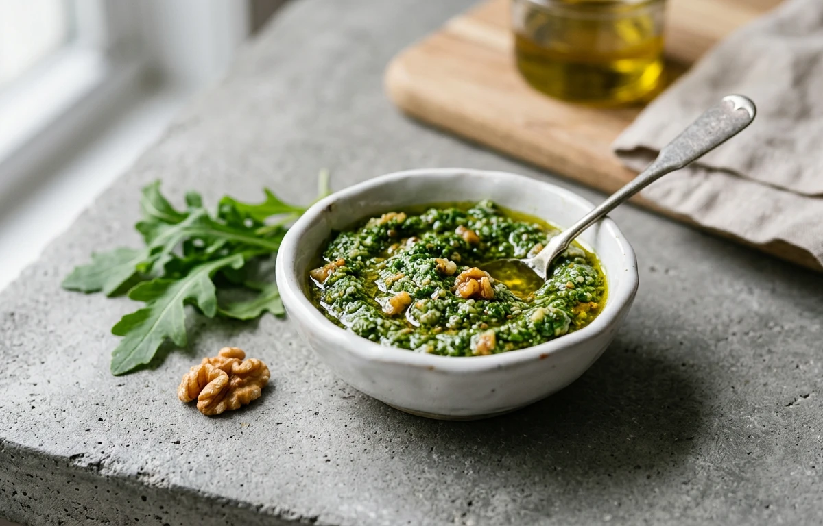 5-Minute Arugula Pesto