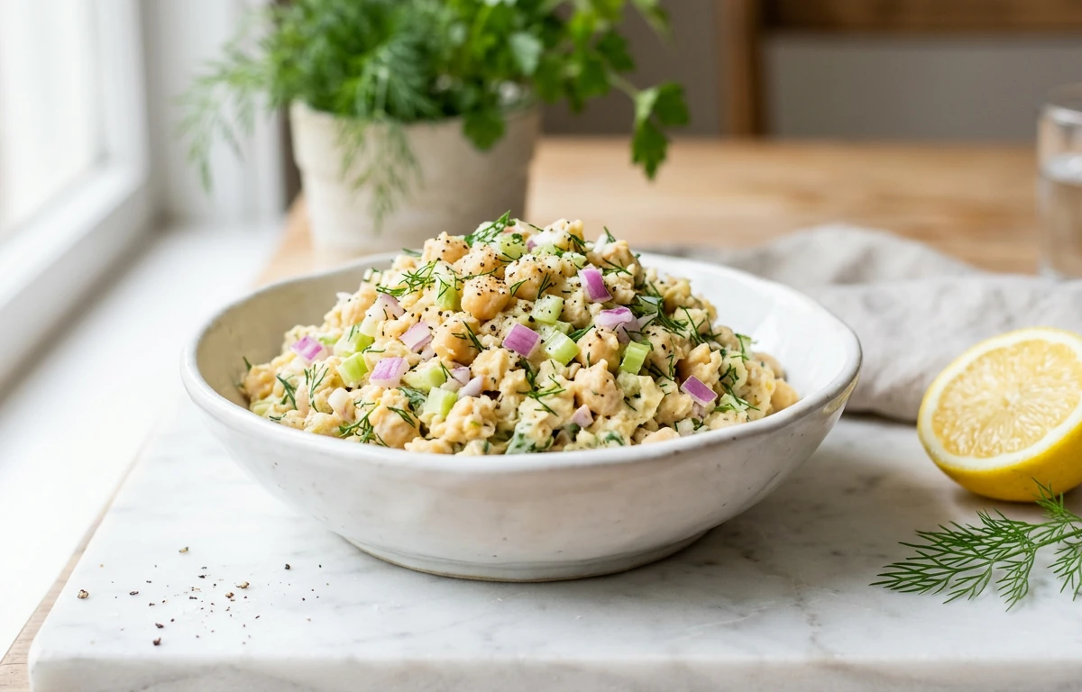 5-Minute Chickpea Tuna Salad