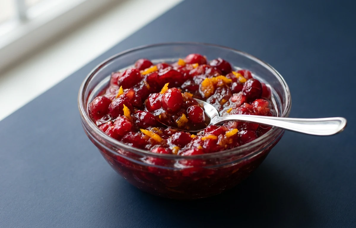 5-Minute Raw Cranberry-Orange Relish