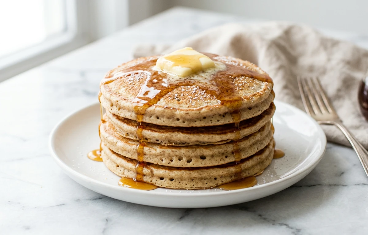 50/50 Whole Wheat Pancakes
