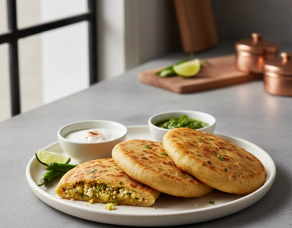 Aloo Paneer Paratha