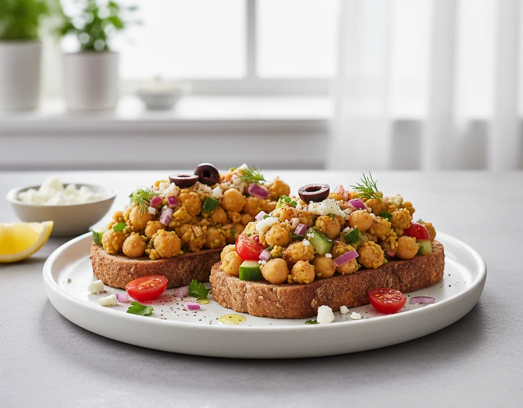 Smashed Chickpea Toast
