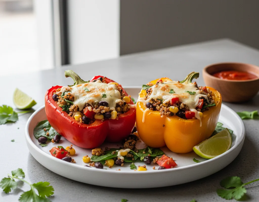 Vegan Stuffed Bell Peppers