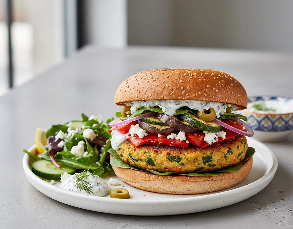 Mediterranean Veggie Sandwich