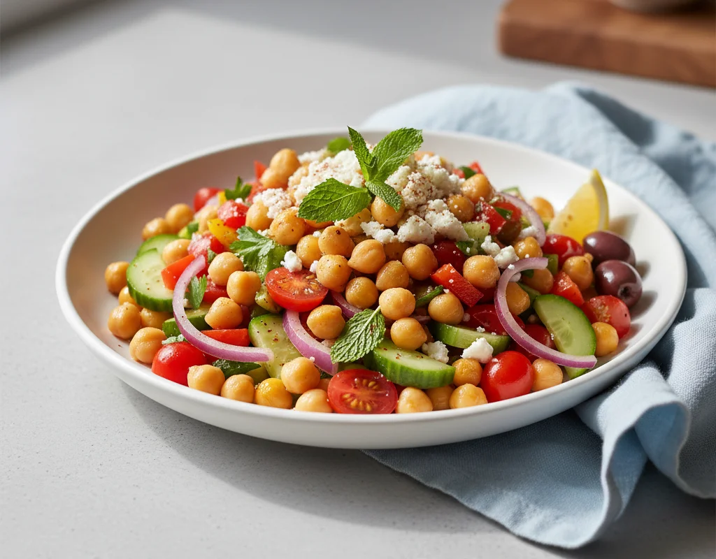 Mediterranean Chickpea Salad