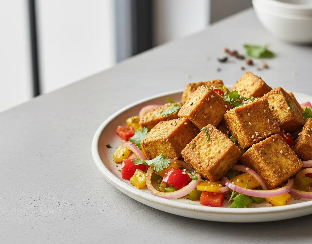 Tofu Cubes Light Saute