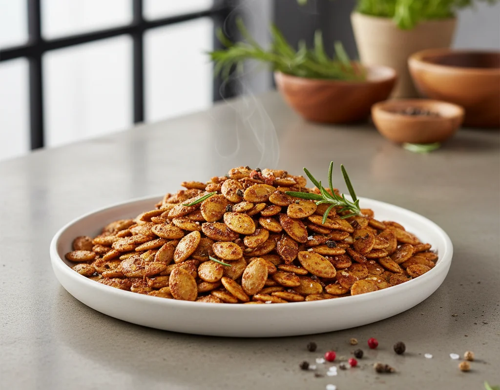Roasted Pumpkin Seeds Spiced