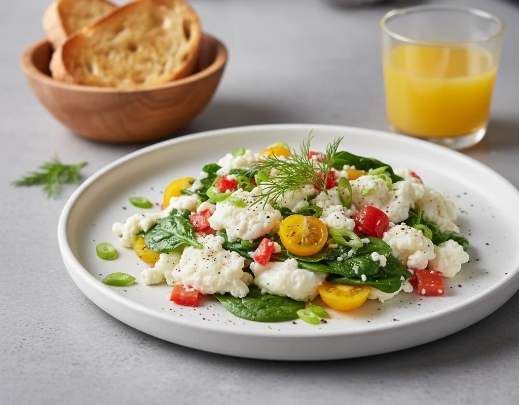 Egg White Veggie Scramble