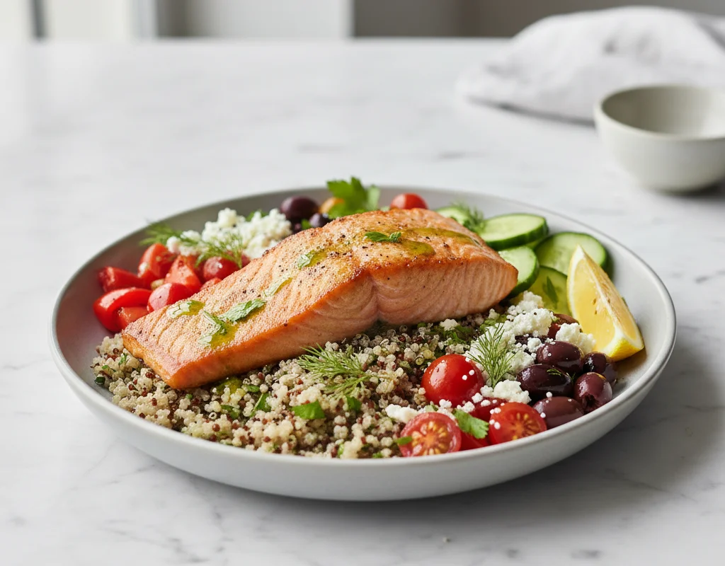 Salmon Quinoa Bowl