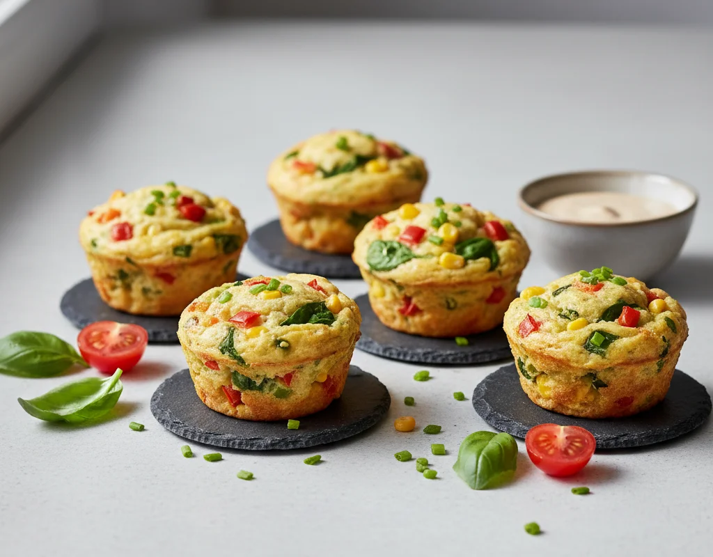 Egg White Veggie Muffins