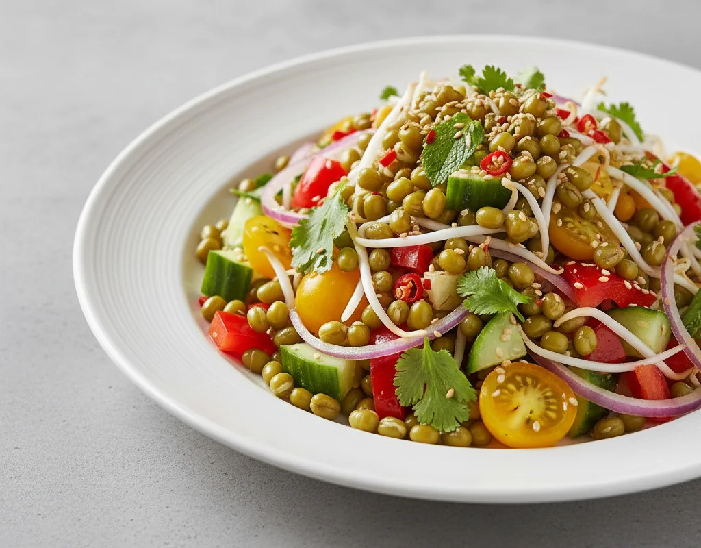 Sprouted Mung Bean Salad