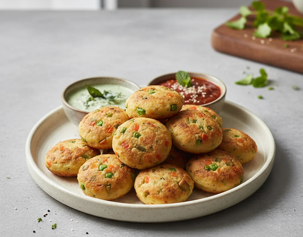 Vegetable Kuzhi Paniyaram