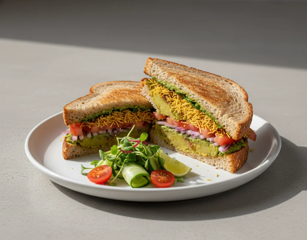 Aloo Bhujia Sandwich