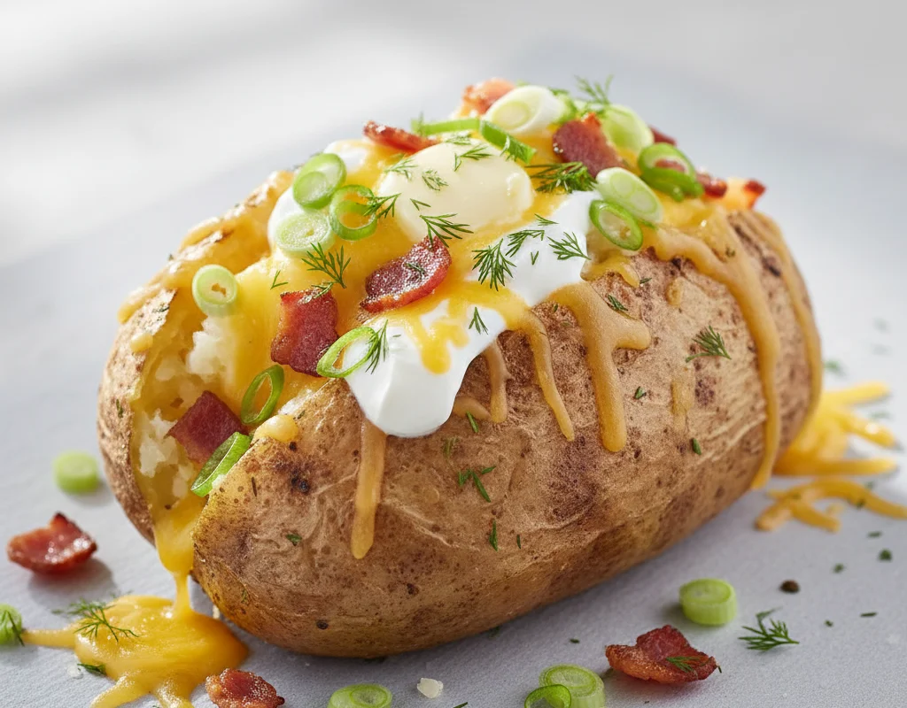 Baked Potato with Toppings