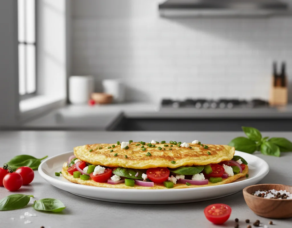 Veggie Egg White Omelette