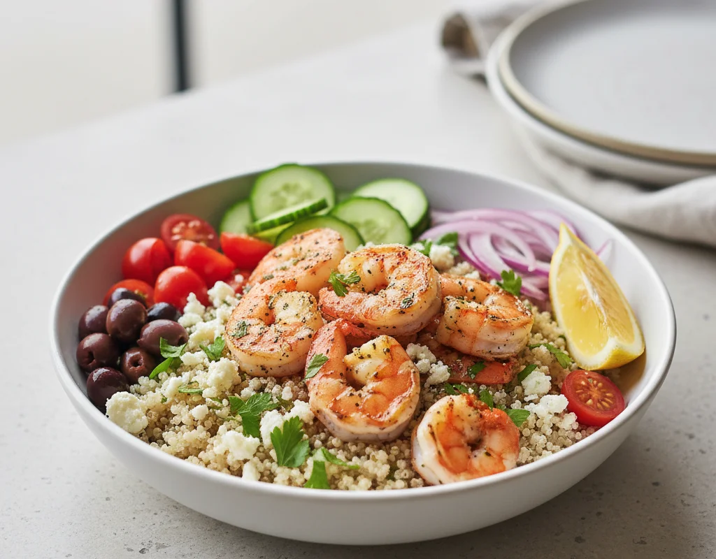 Shrimp Quinoa Bowl