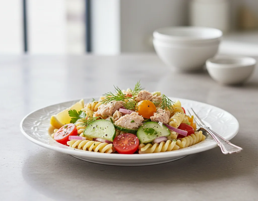 Light Tuna Pasta Salad